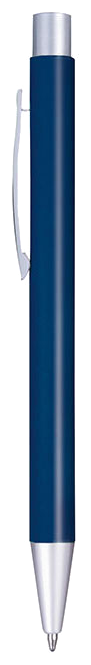 Penna in alluminio satinato, colore blu